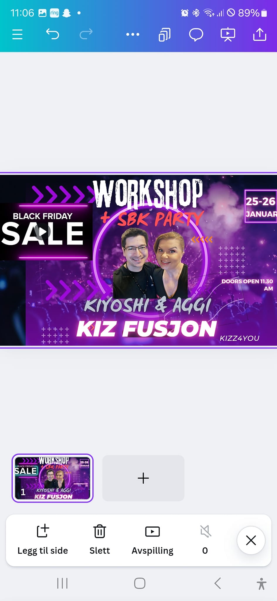 Kiz Fusjon Workshop