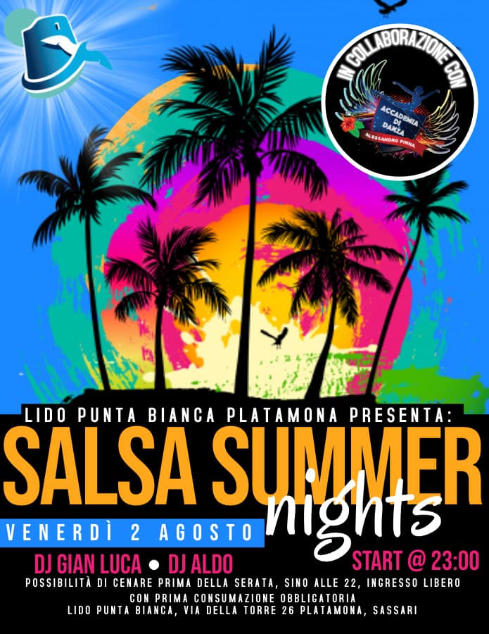 Salsa summer night al Lido Punta Bianca