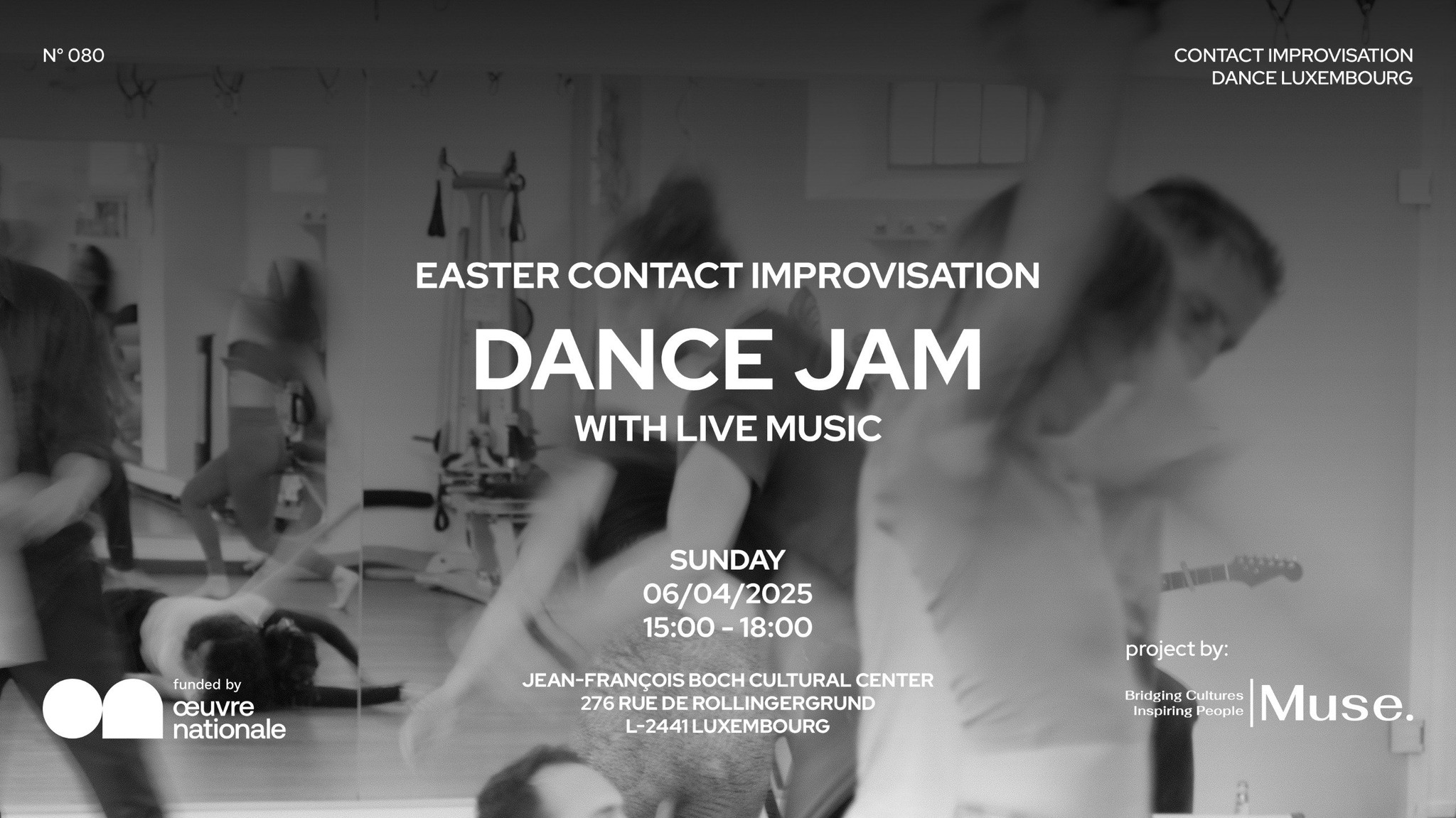 Easter Contact Improvisation Dance JAM with LIVE MUSIC