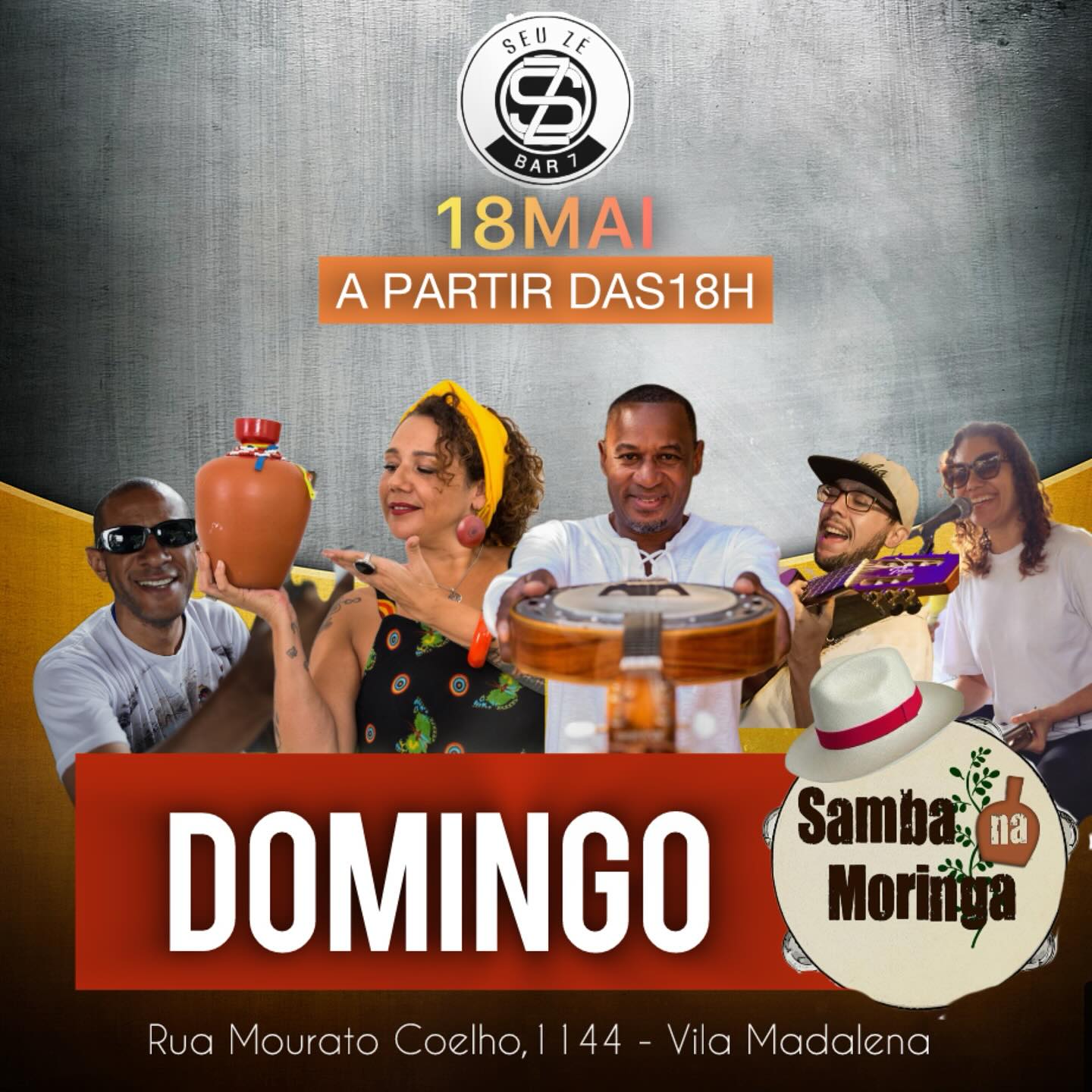 Samba Moringa na Vila Madalena