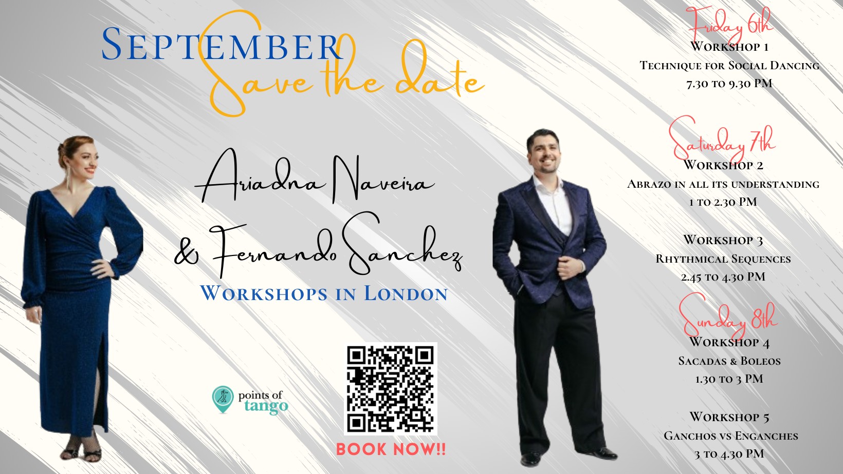 Ariadna Naveira y Fernando Sanchez back in London!