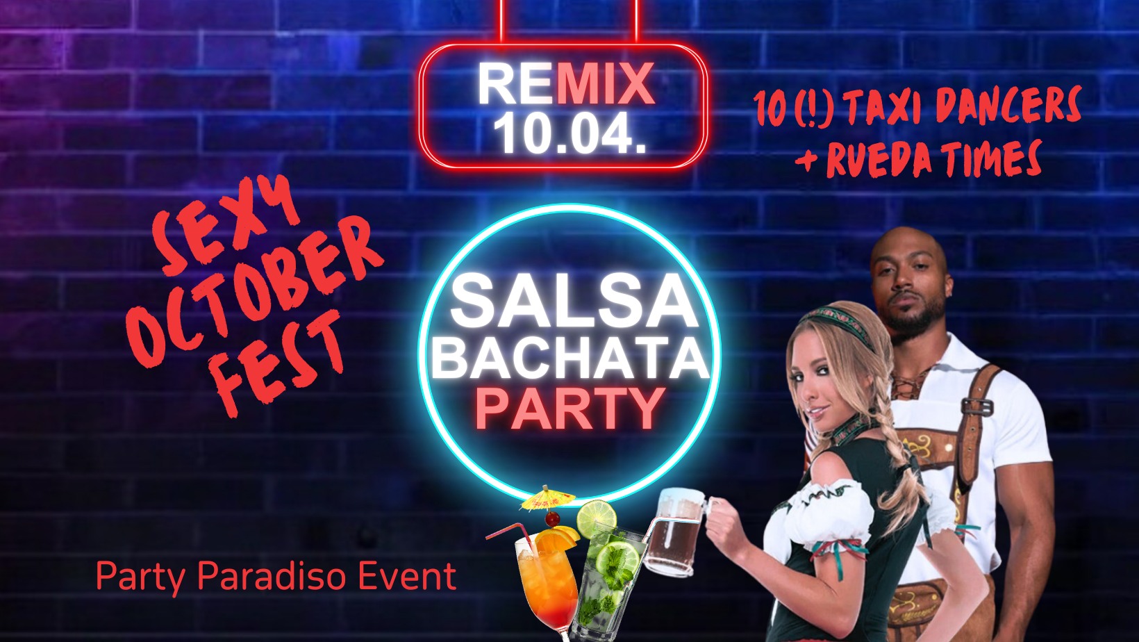 SALSA & BACHATA PARTY -> REMIX 10.04. @ Sexy-October-Fest