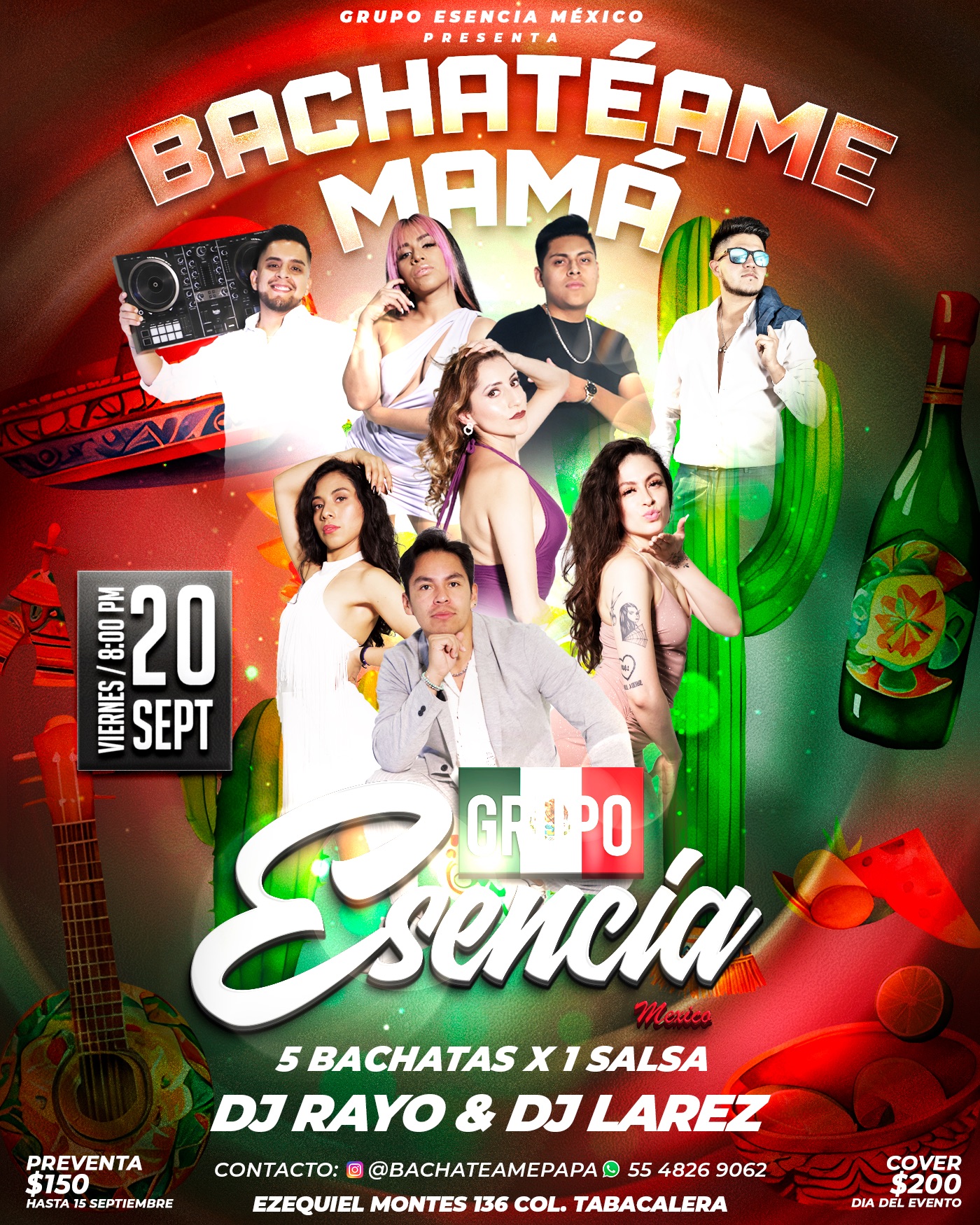 Bachatéame mamá•Social Bachatero•CDMX•Septiembre