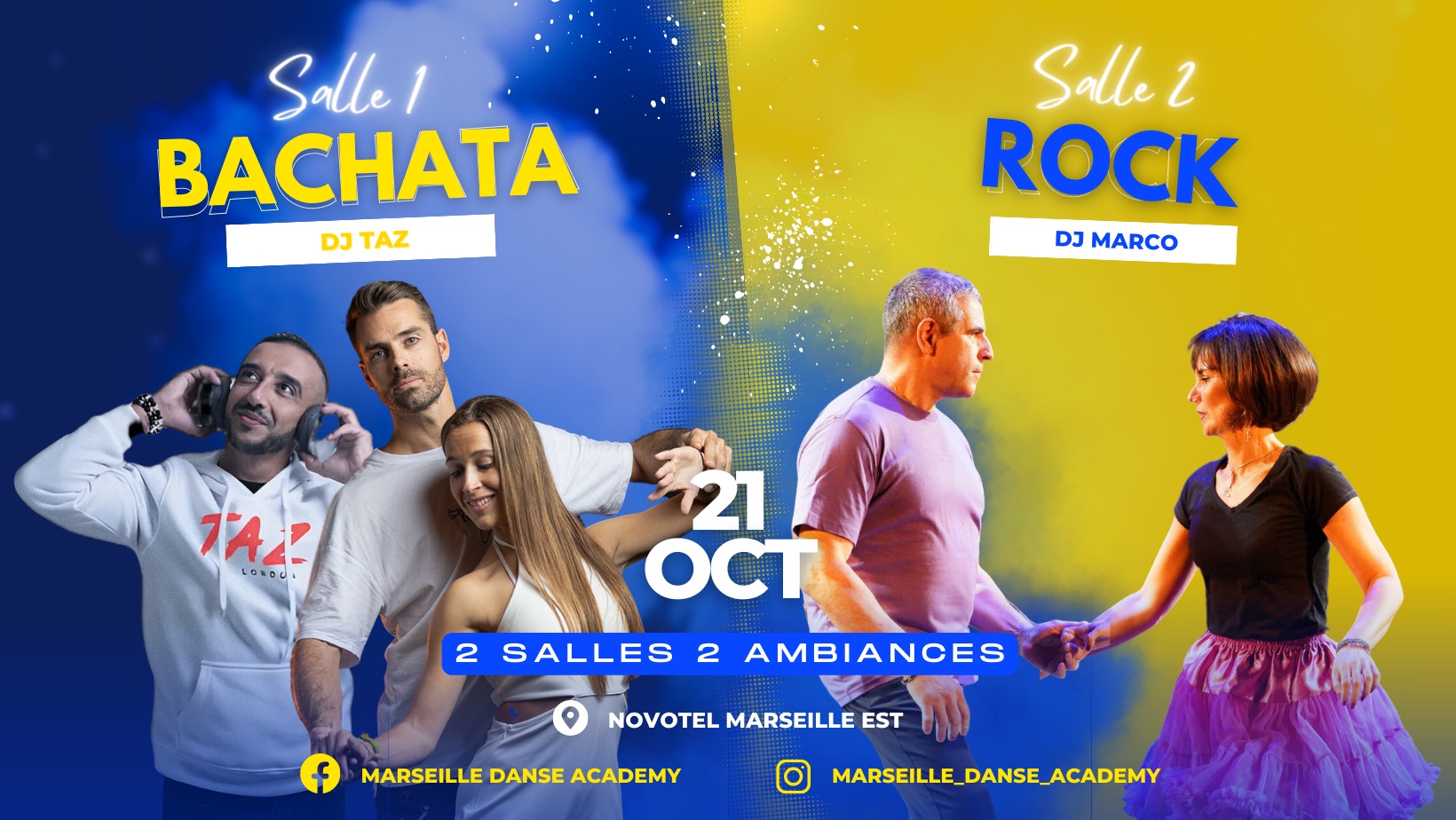 Soirée Novotel : Bachata et Rock
