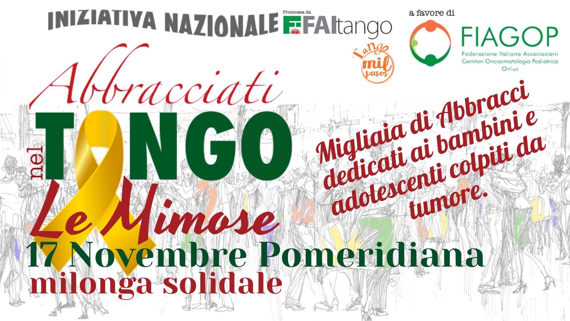 Milonga " Le Mimose" Abbracci Solidali