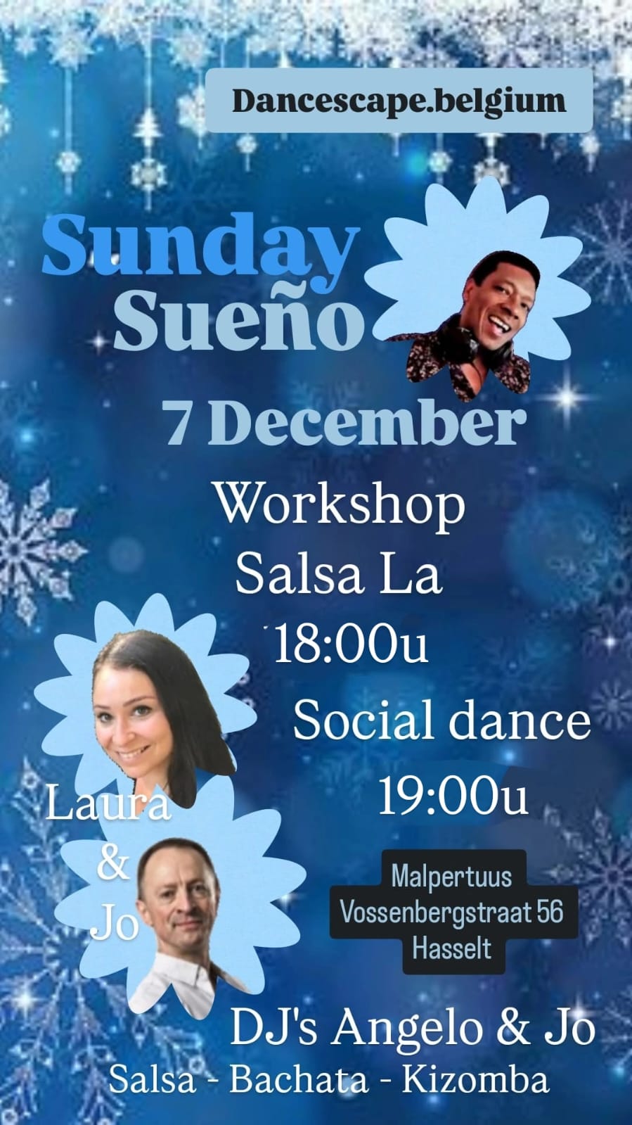 Sunday Sueño @ Malpertuus met Dj Angelo - Dj Jo en Workshop Salsa LA met Laura !!