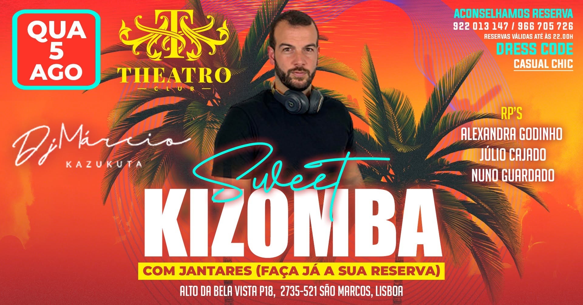 💃✨ SWEET KIZOMBA COM DJ MÁRCIO KAZUKUTA ✨🕺