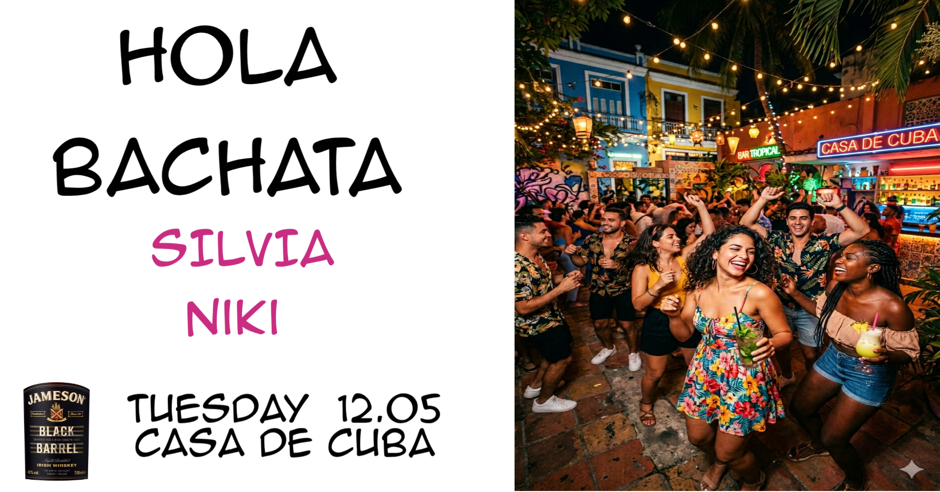 💥 SOLD OUT 💥HOLA BACHATA