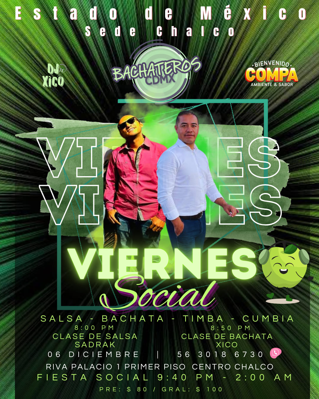 Viernes Social Chalco Edo Mex 🌳