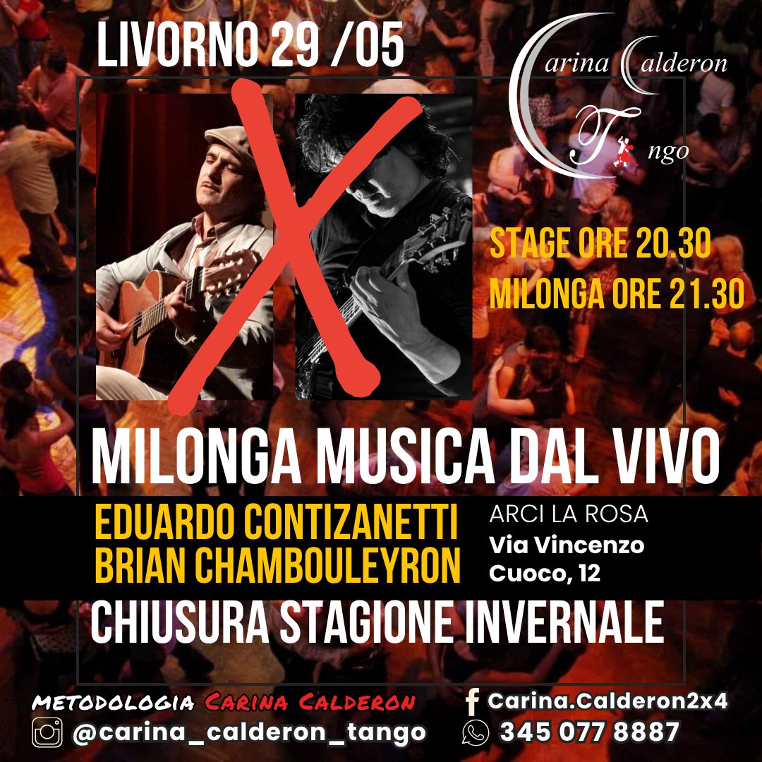 La Nave Milonguera Milonga a Livorno - non è annullata ma non ci sarà la musica dal vivo