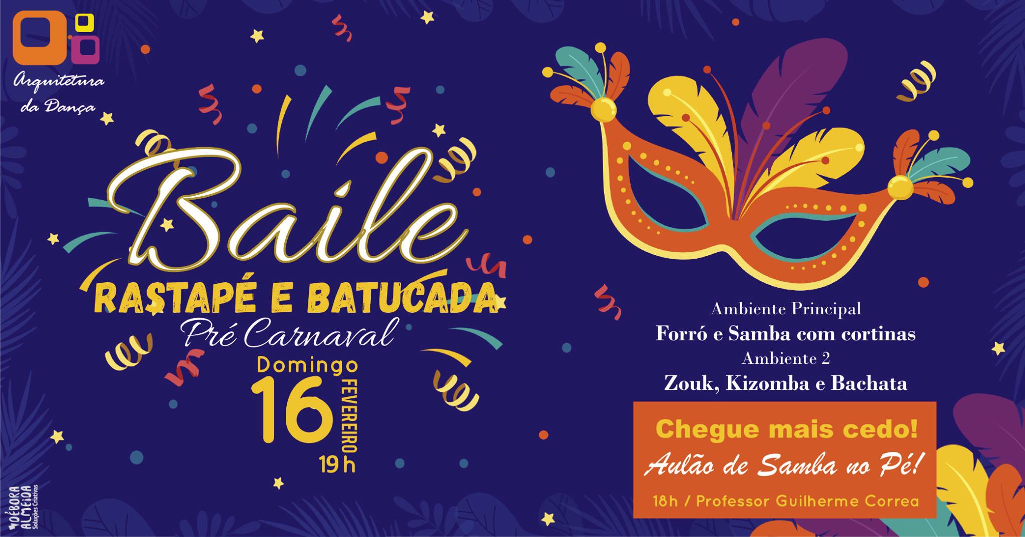 Baile Rastapé e Batucada de Carnaval