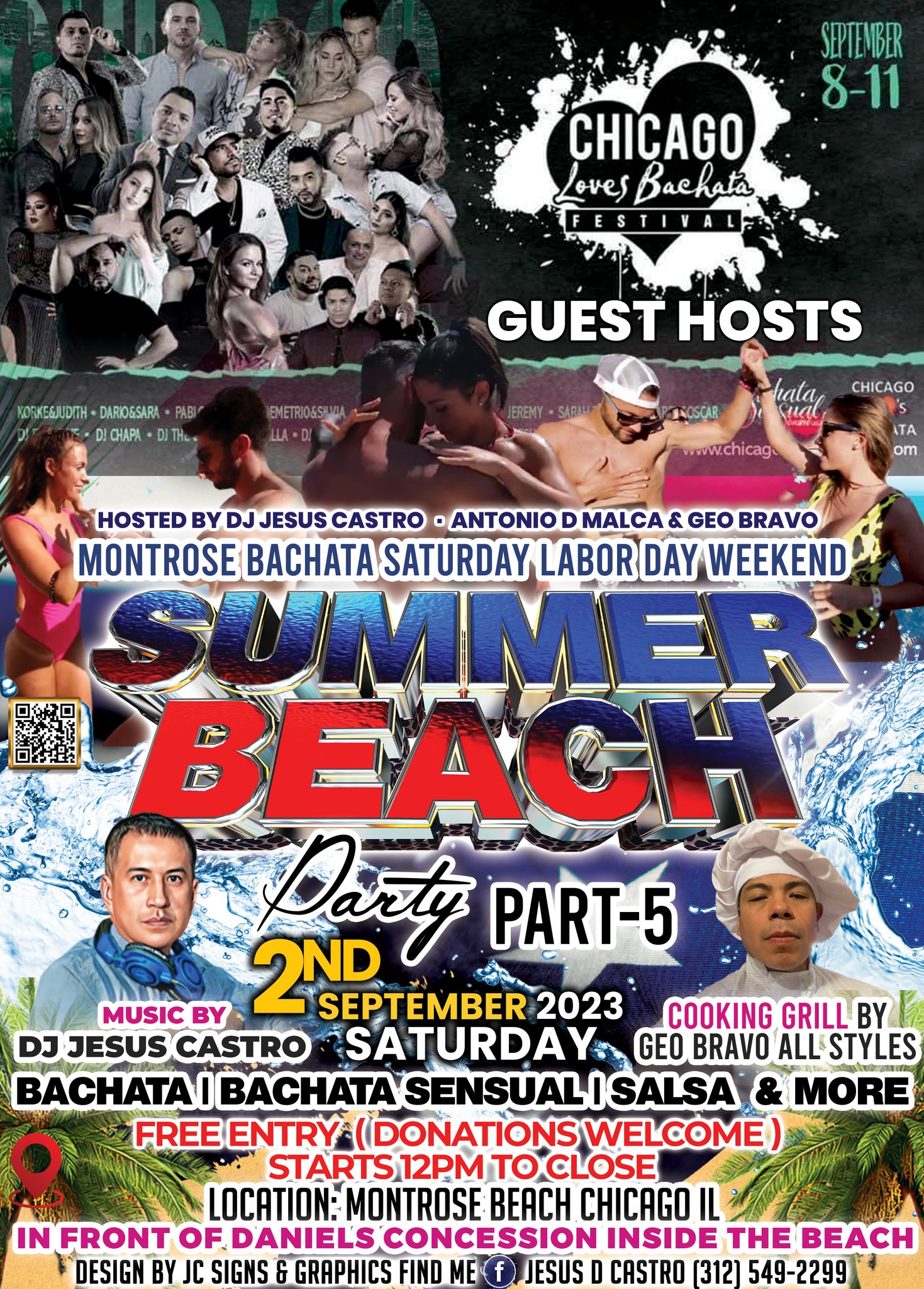 MONTROSE BACHATA SUMMER BEACH PARTY SATURDAY LABOR DAY NUMBER 5
