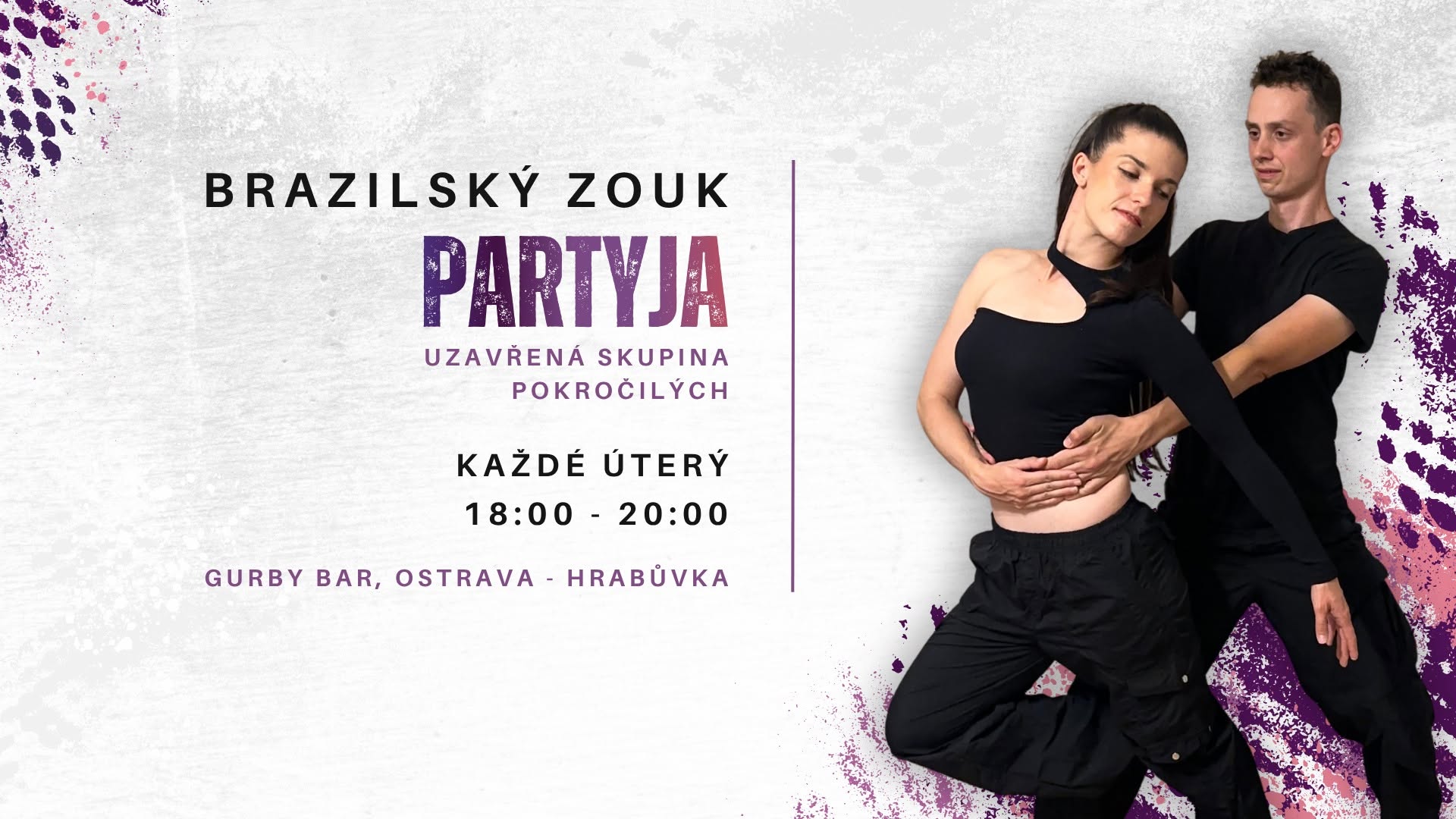 Zouk Partyja - uzavřený trénink pro pokročilé