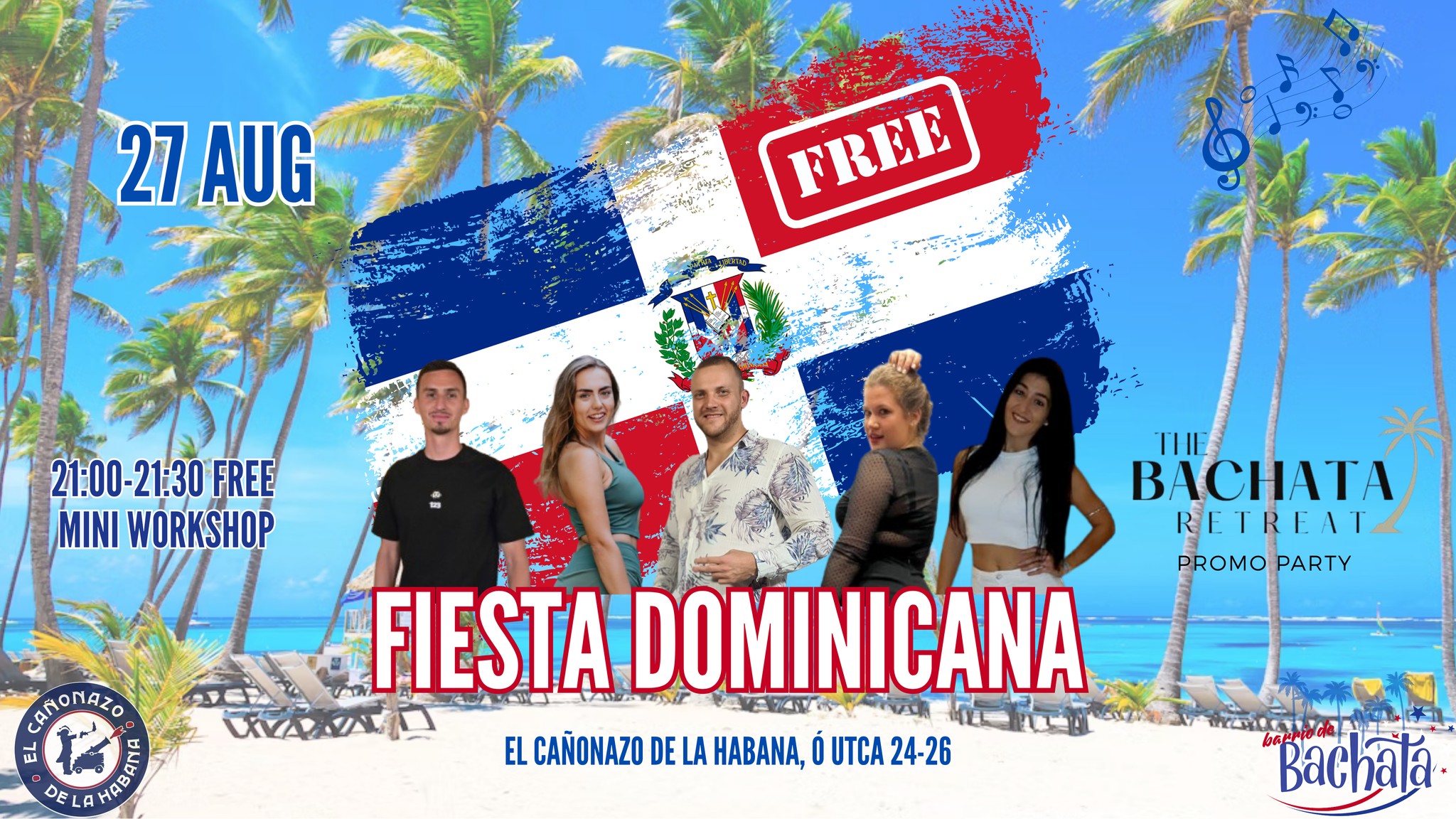 Fiesta Dominicana Vol.4🇩🇴 I The Bachata Retreat Promo Party FREE