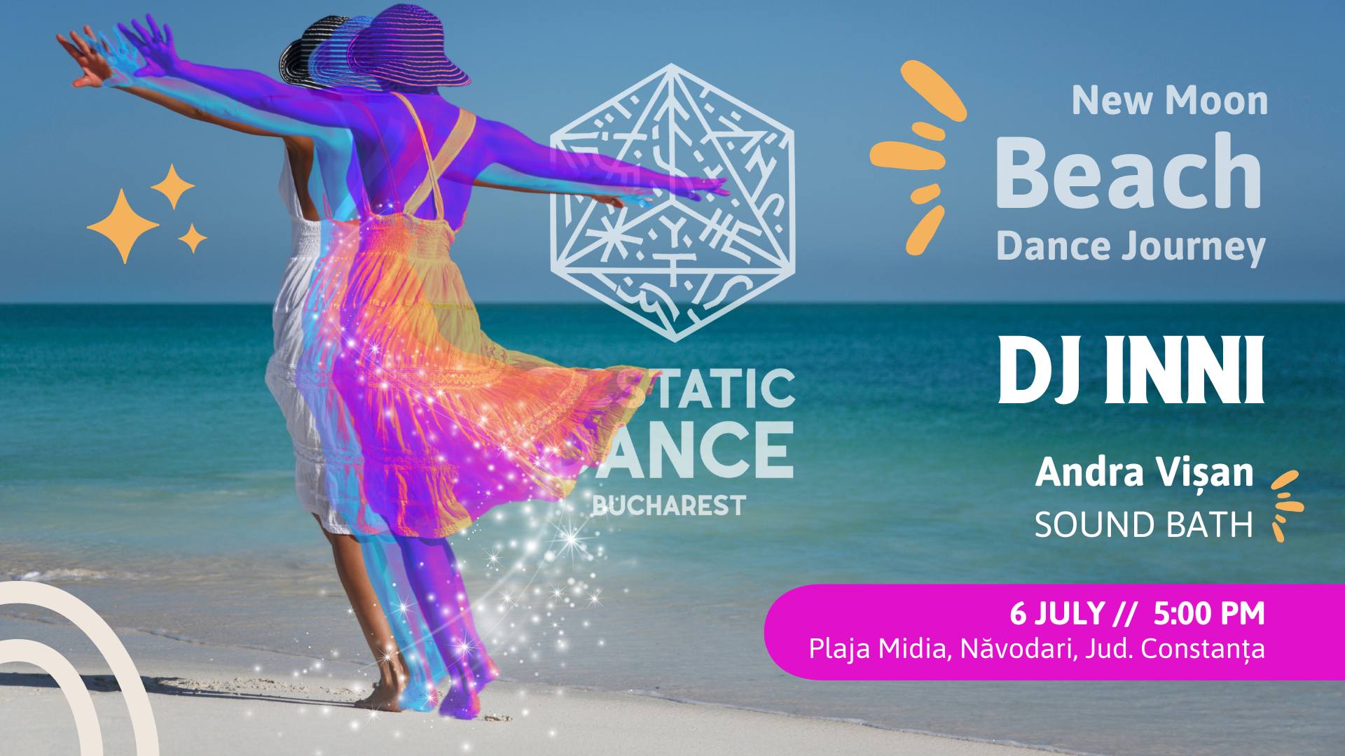 Ecstatic Dance with Cacao ❍ New Moon by The Black Sea DJ Inni
