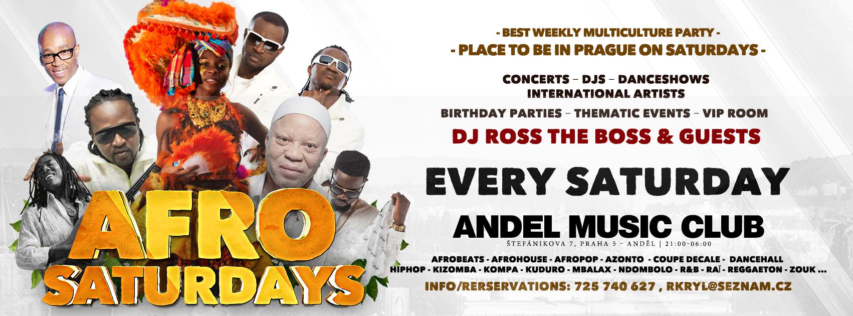 Afro-Saturday 10.12. DJ Ross the Boss & DJ MLC