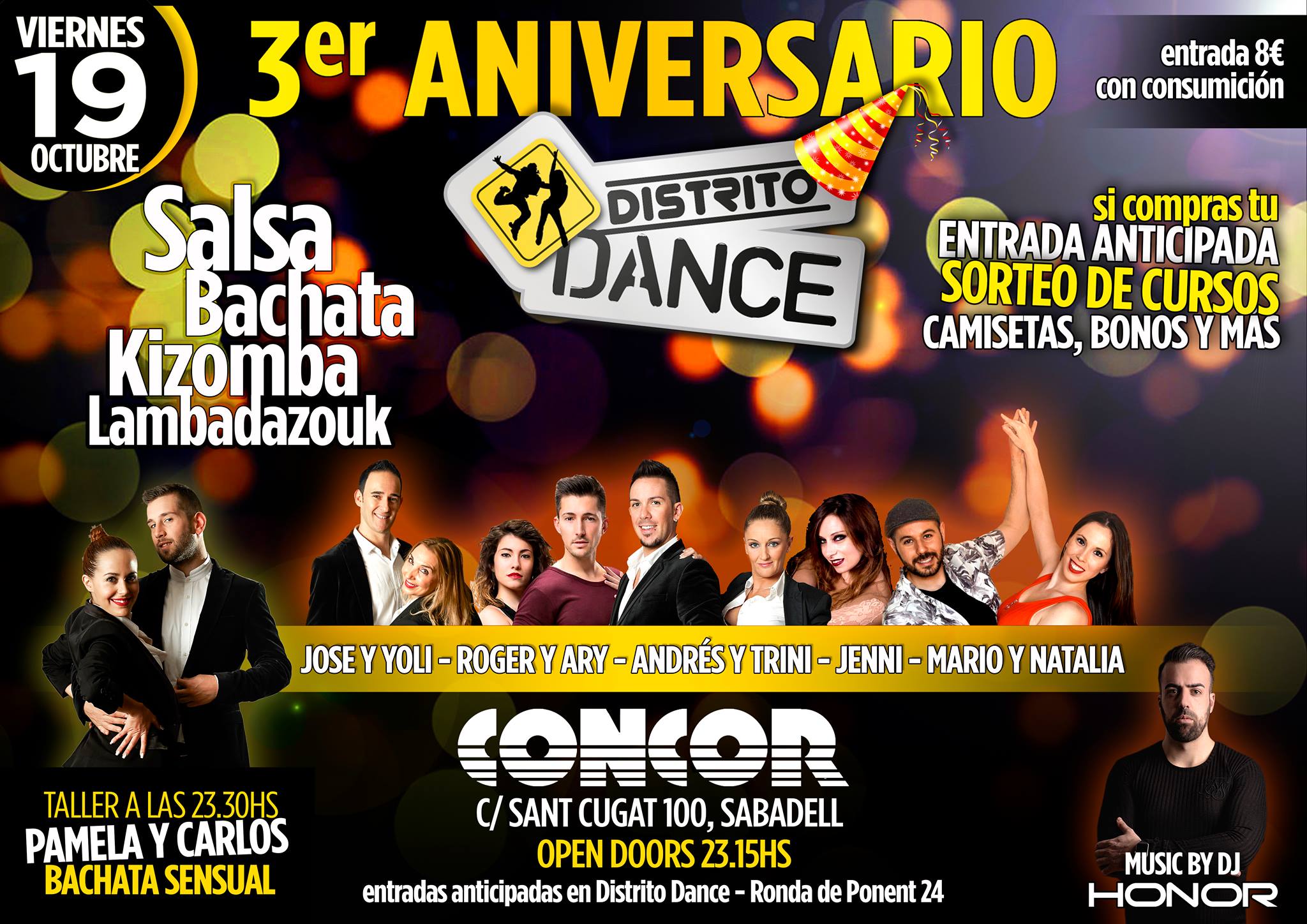 Fiesta 3er aniversario Distrito Dance