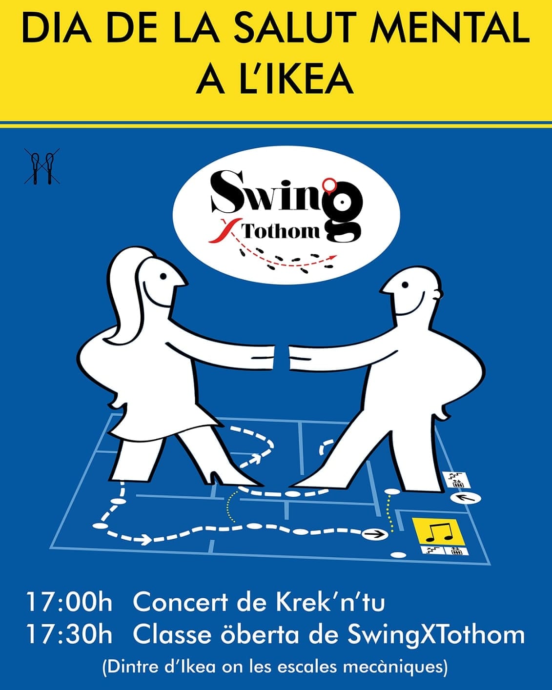 Dia Mundial de la Salut Mental Classe oberta de swing al IKEA