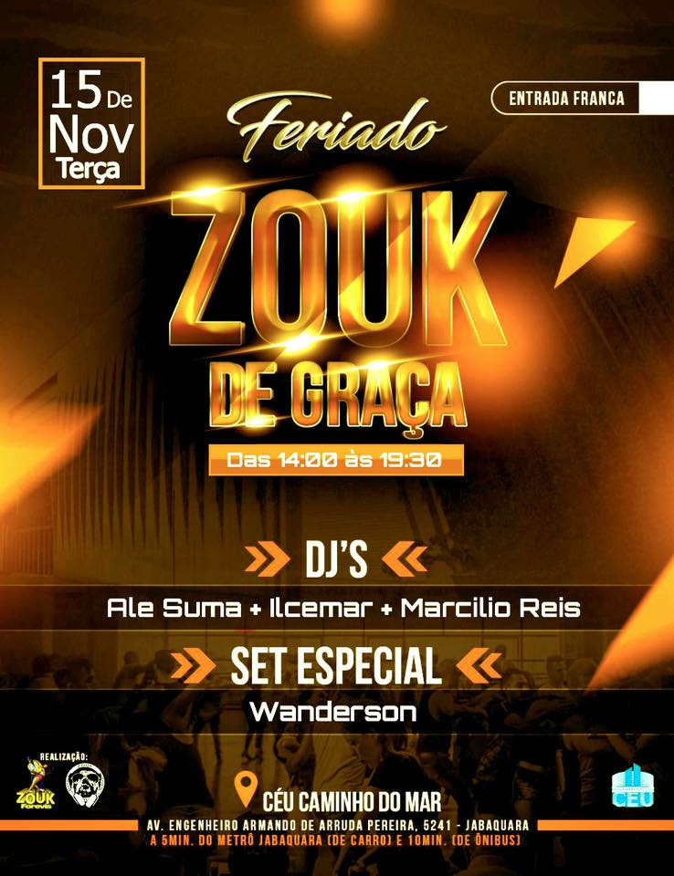 ZOUK DE GRAÇA CEU CAMINHO DO MAR