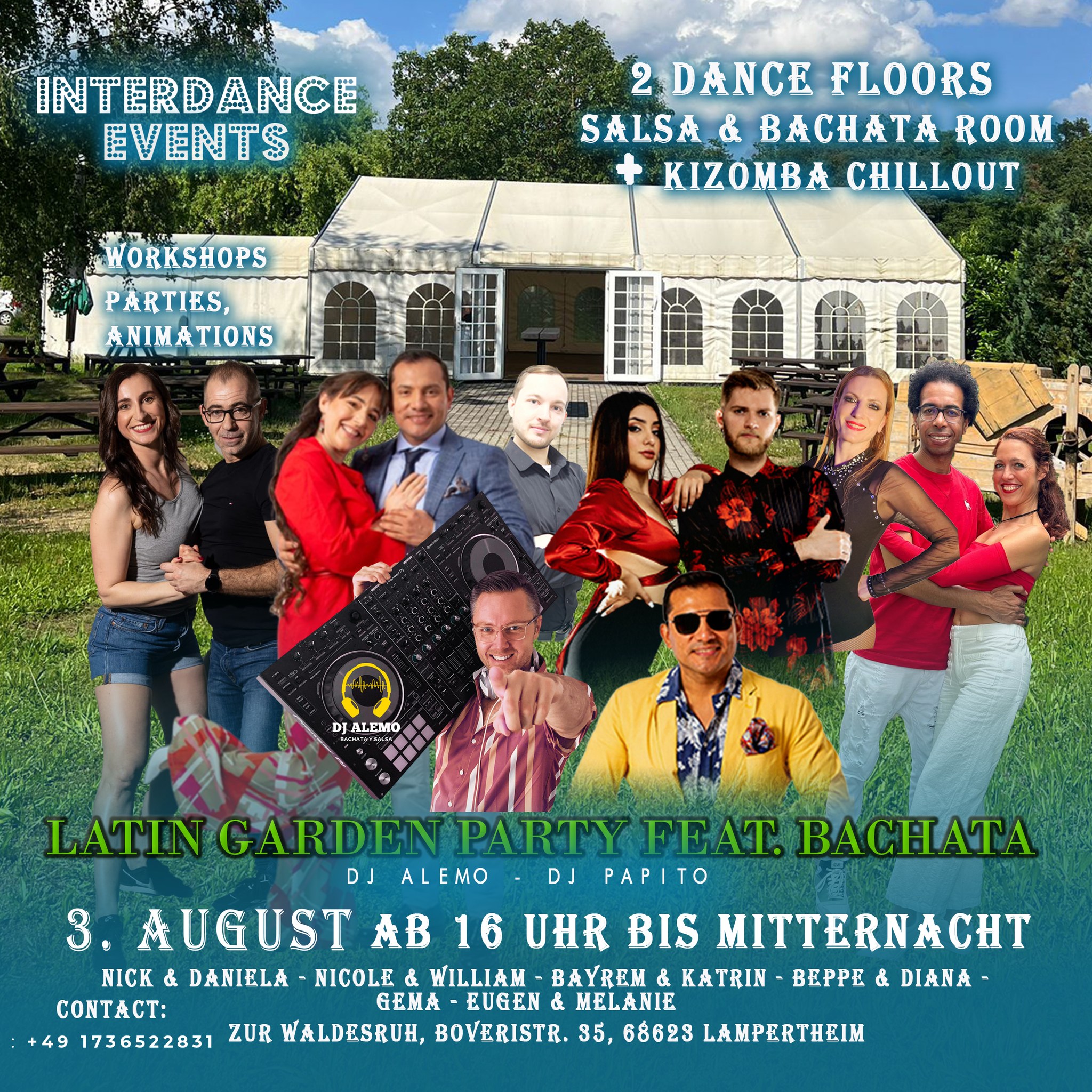 Latin Garden Party feat. BACHATA ★ 3. August 2024 ★ Lampertheim