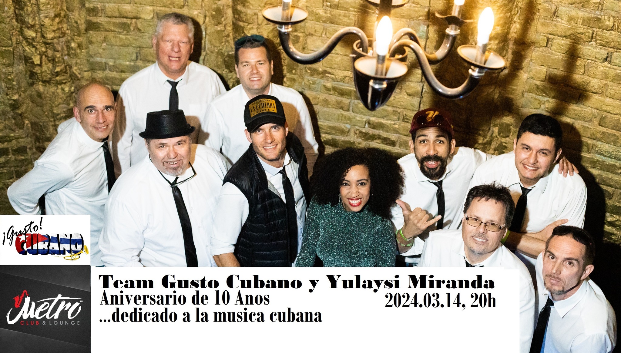 Salsa & Bachata party - TEAM GUSTO CUBANO & YULAYSI MIRANDA (CUB) - 10 éves születésnapi nagykoncert