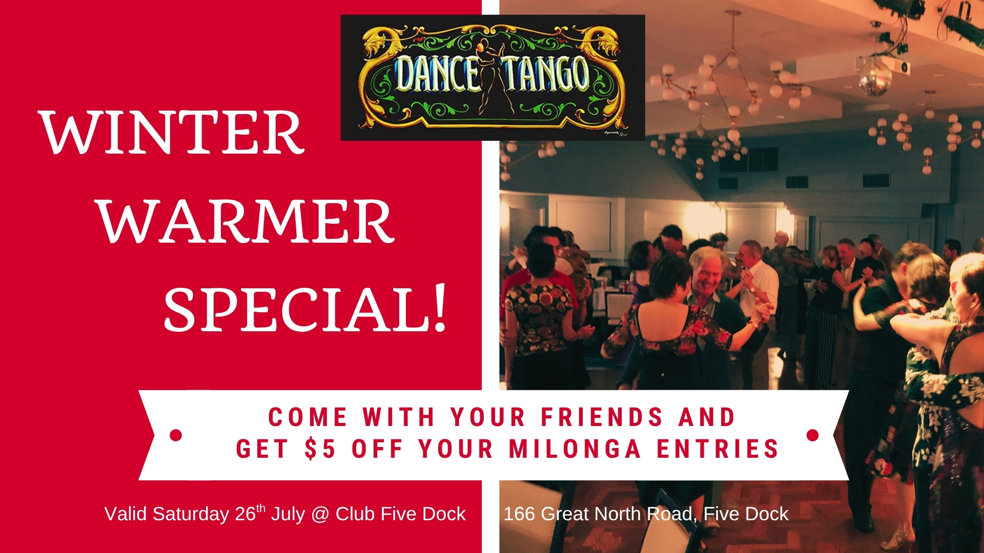 Dance Tango's Winter Warmer Special Milonga