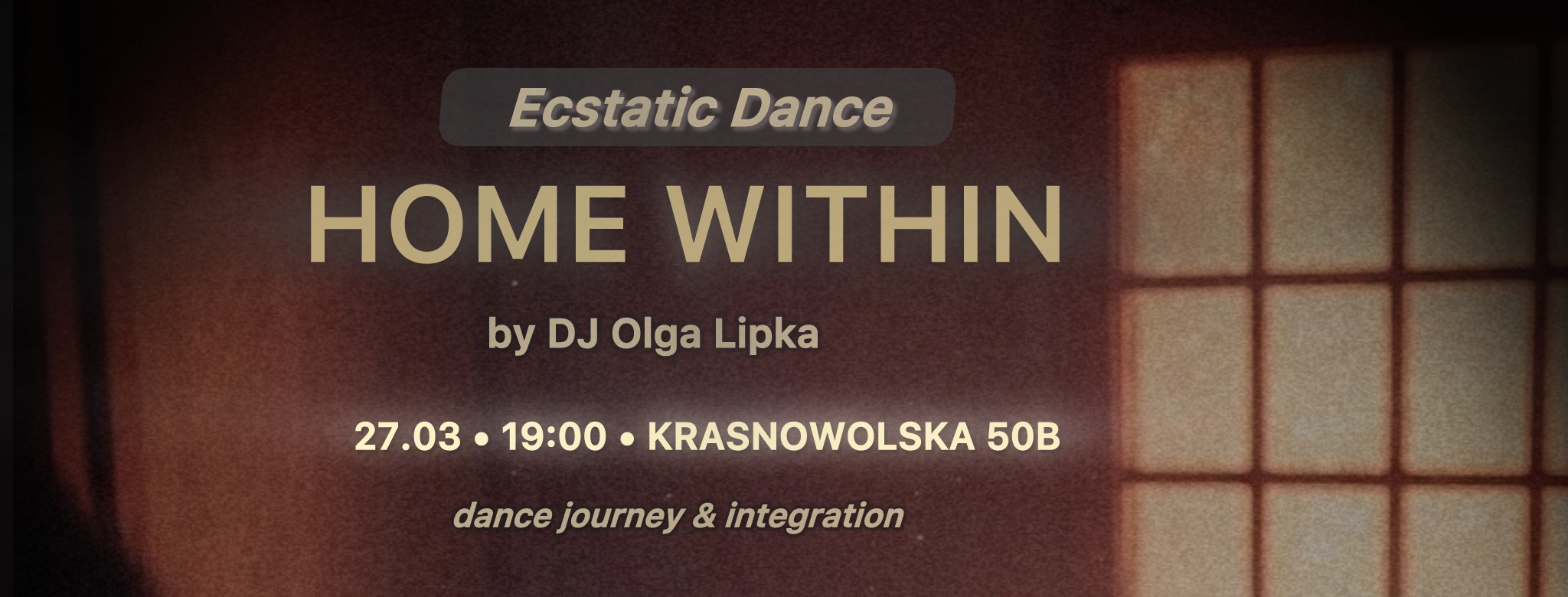 Ecstatic Dance • Home Within • 27.03, 19:00
