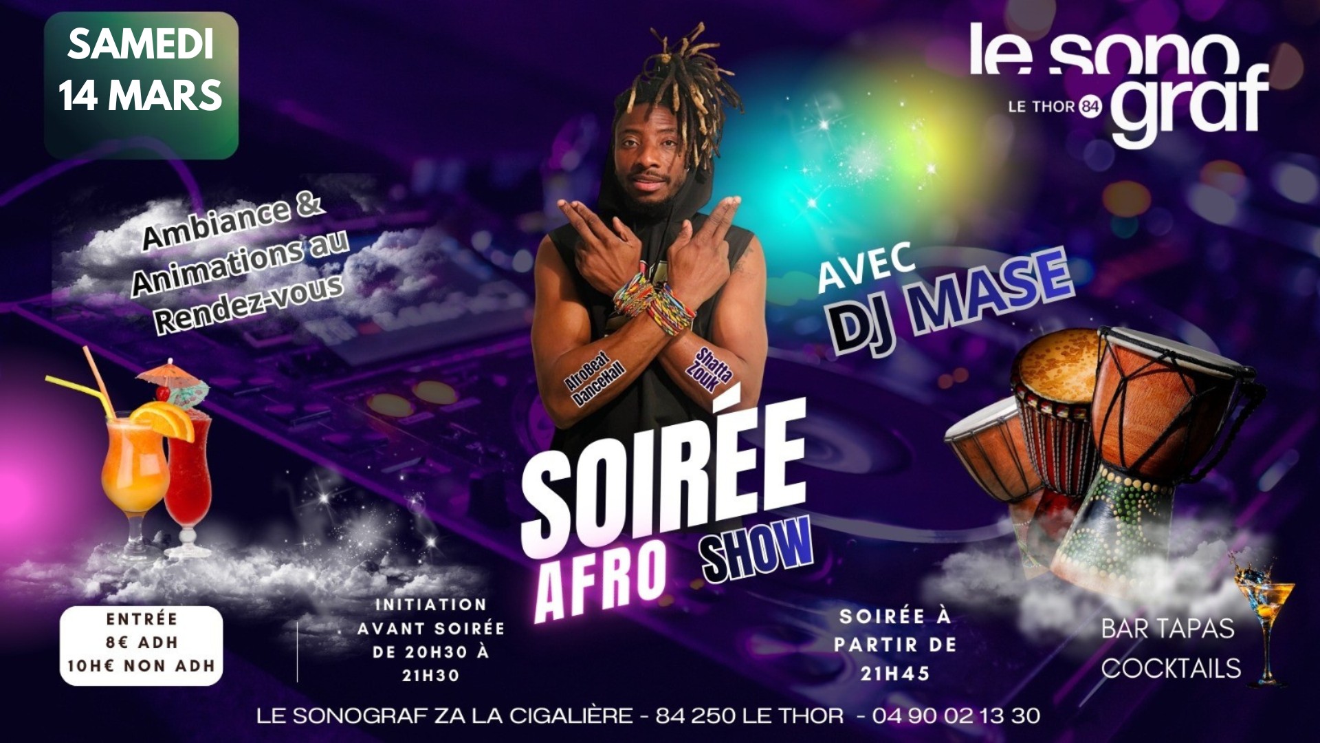 SOIREE AFROSHOW AVEC DJ MASE 🔥