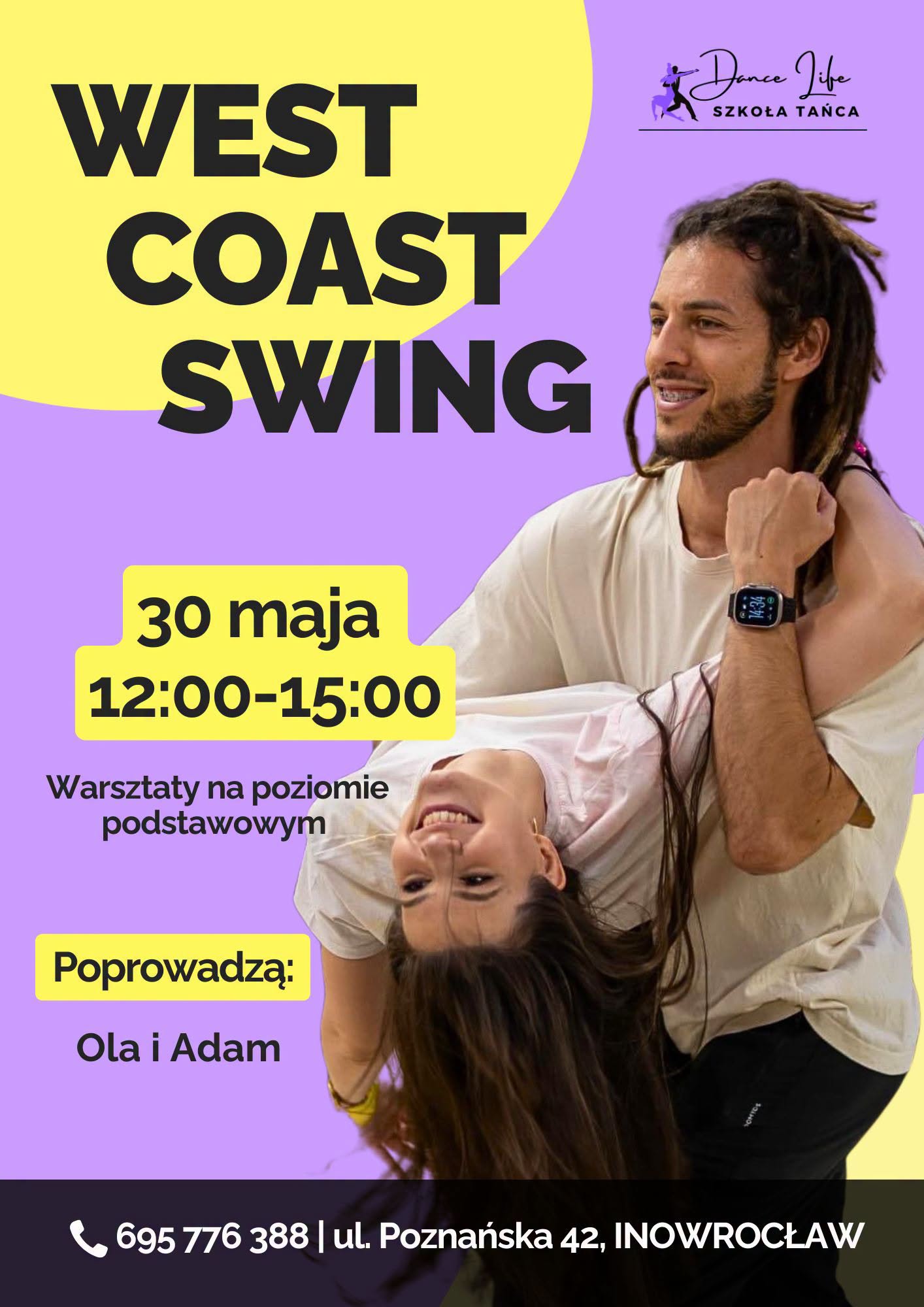 WEST COAST SWING warsztaty poziom podstawowy