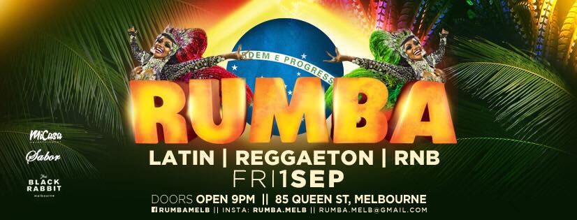 RUMBA - Friday 1st September 'Viva Brazil'