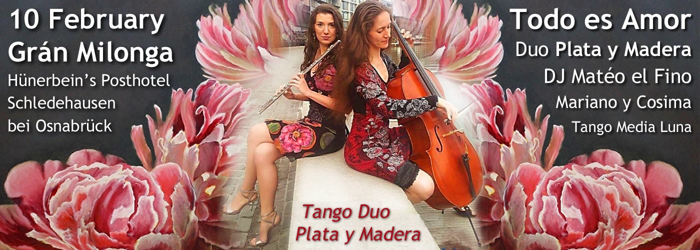 Grán Milonga "Todo es Amor" con Duo "Plata y Madera"