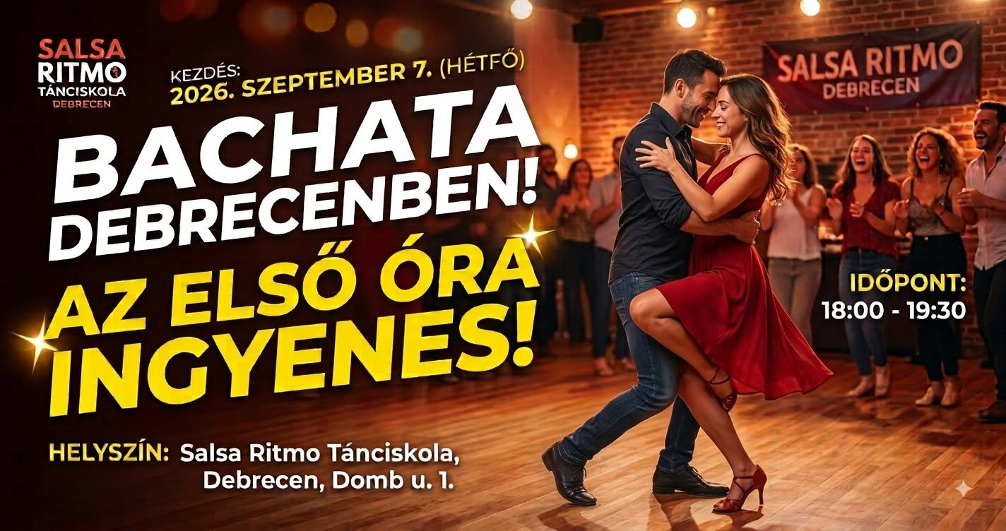 🌟 Bachata Tanfolyam Debrecenben Az ELSŐ ÓRA INGYENES! 🌟