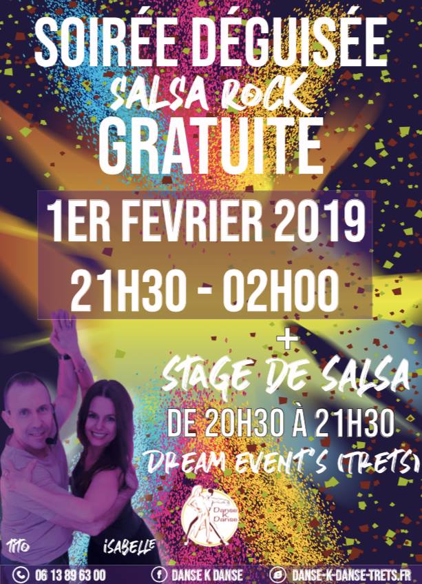 Soirée Salsa-Rock + Stage Salsa Débutant avec Isabelle & Tito