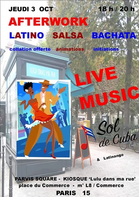 Afterwork latino plein air