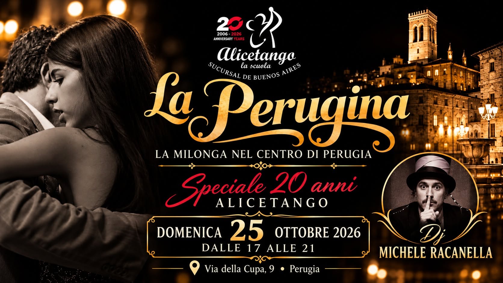 La Perugina - Perugia - Speciale 20 anni di Alicetango la scuola