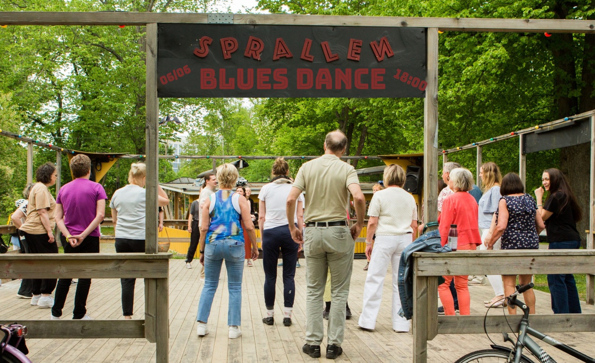 Blues dance at Sprallen