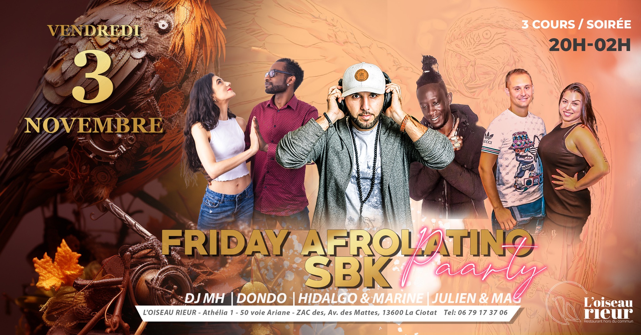 FRIDAY AFROLATINO SBK