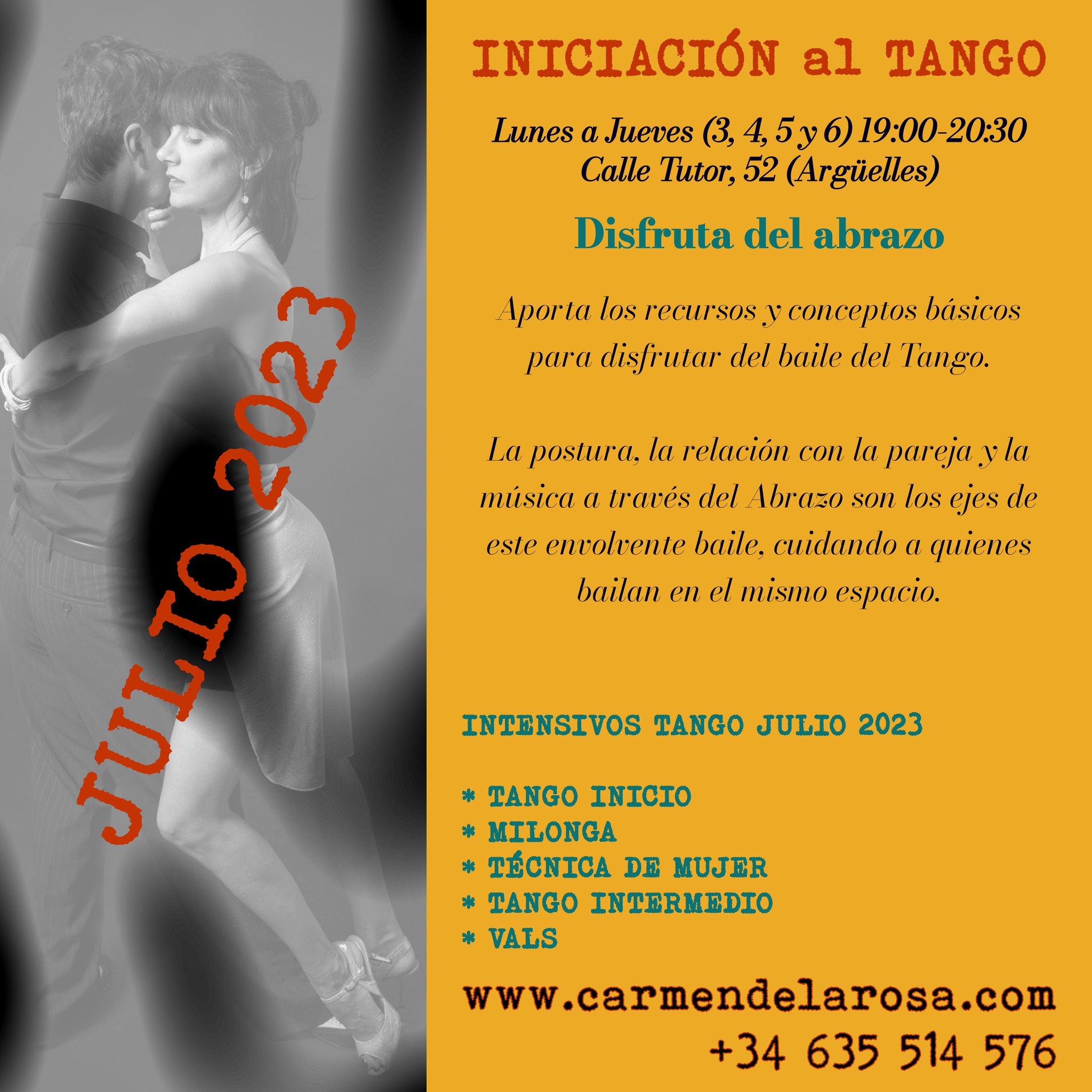 Curso Intensivo de Tango Iniciación