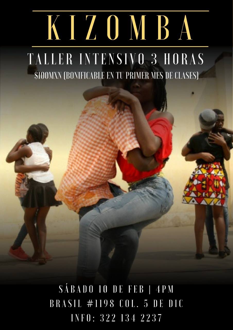 Curiosidad por la Kizomba? Taller intensivo de 3 horas!
