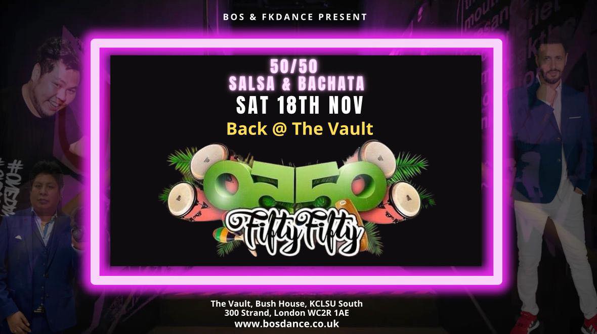5050 Salsa & Bachata: AT THE VAULT