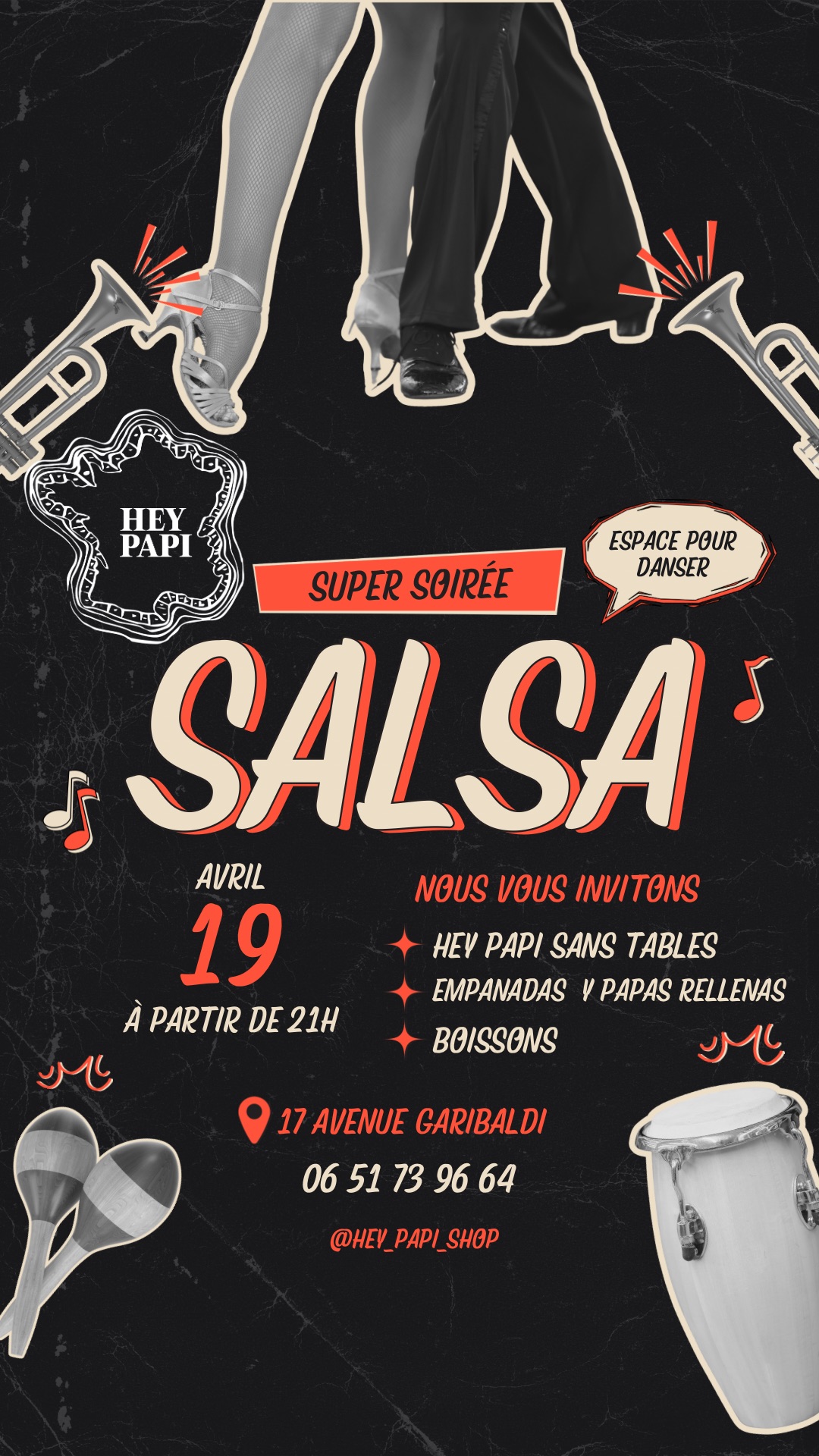 Super Soirée Salsa - Hey Papi 💃🏼🔥