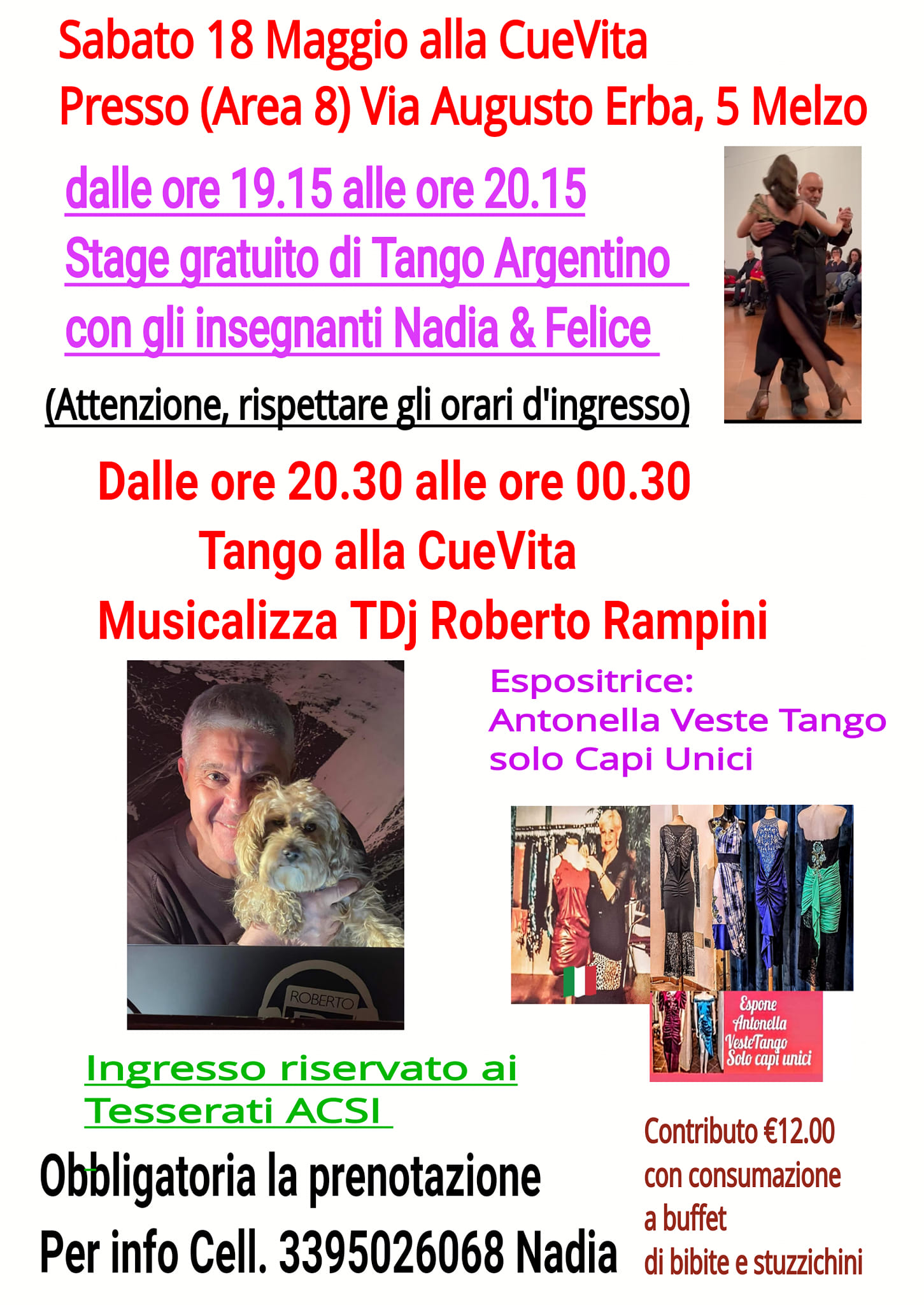 Tango alla CueVita