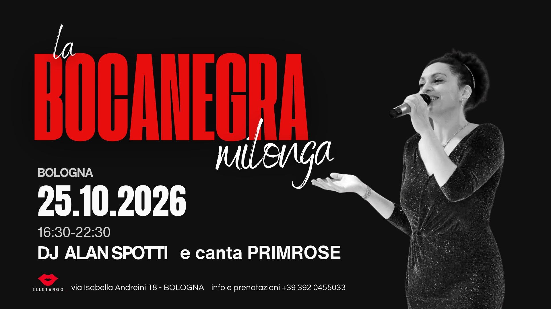 Milonga La Bocanegra - Dj Alan Spotti + camei canori di Primrose Peloso