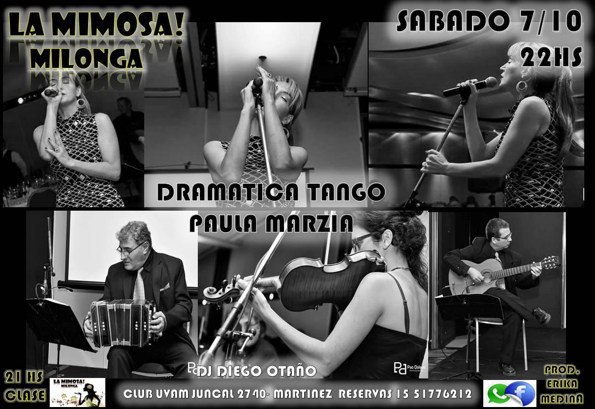 LaMimosaMilonga!7Oct17 desde las 21hs