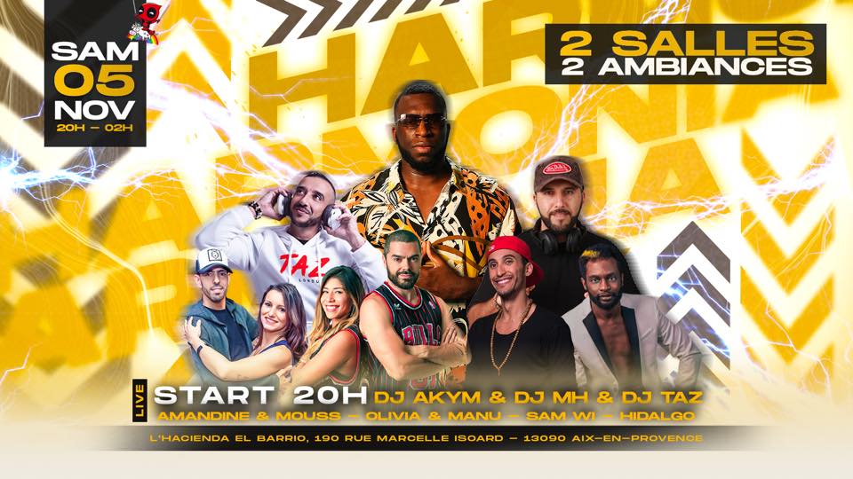 SBK In Harmonia - 2 salles - Samedi 5 Novembre