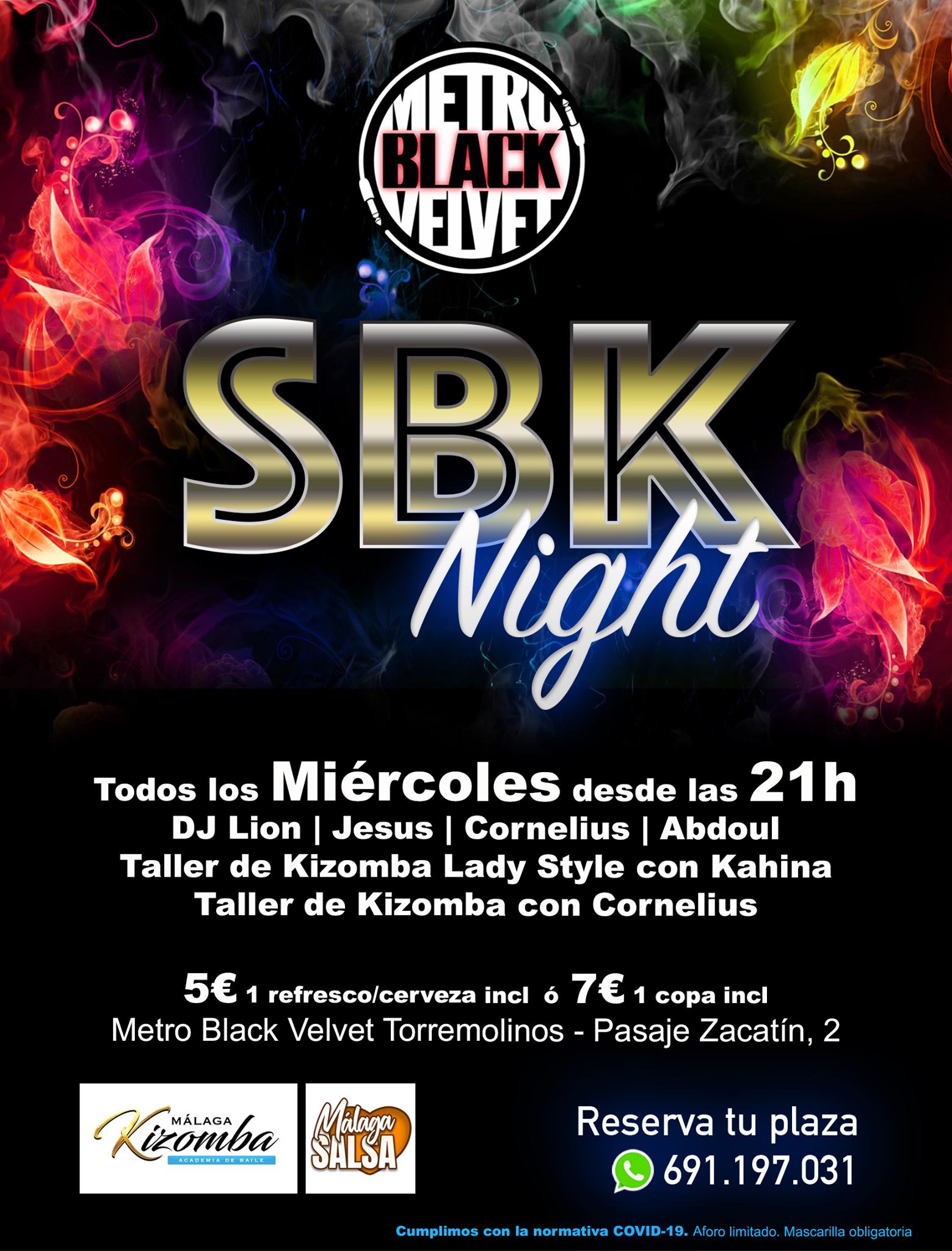 MIERCOLES SBK NIGHT EN BLACK VELVET