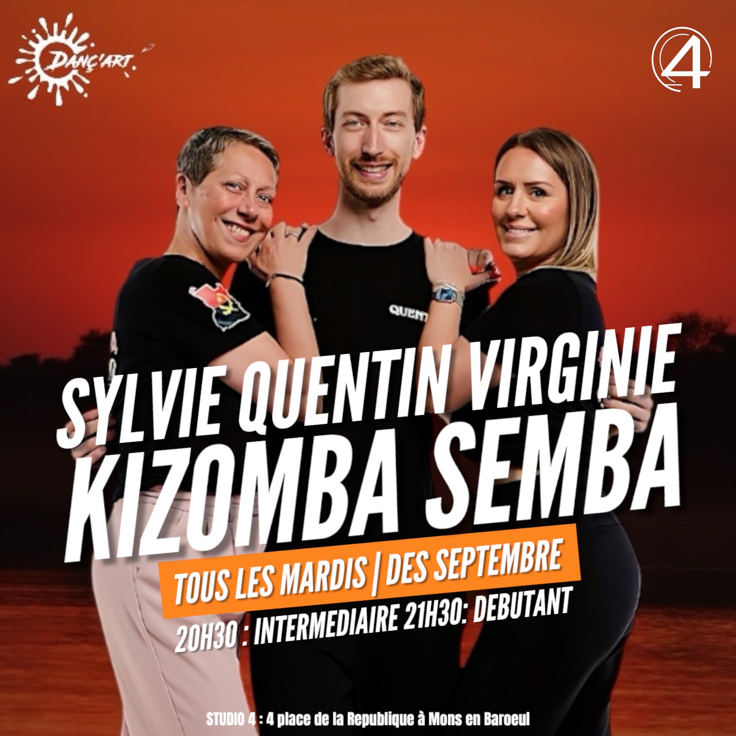 Mardi Cours de Kizomba Semba à Mons en Baroeul avec Sylvie Quentin Virginie