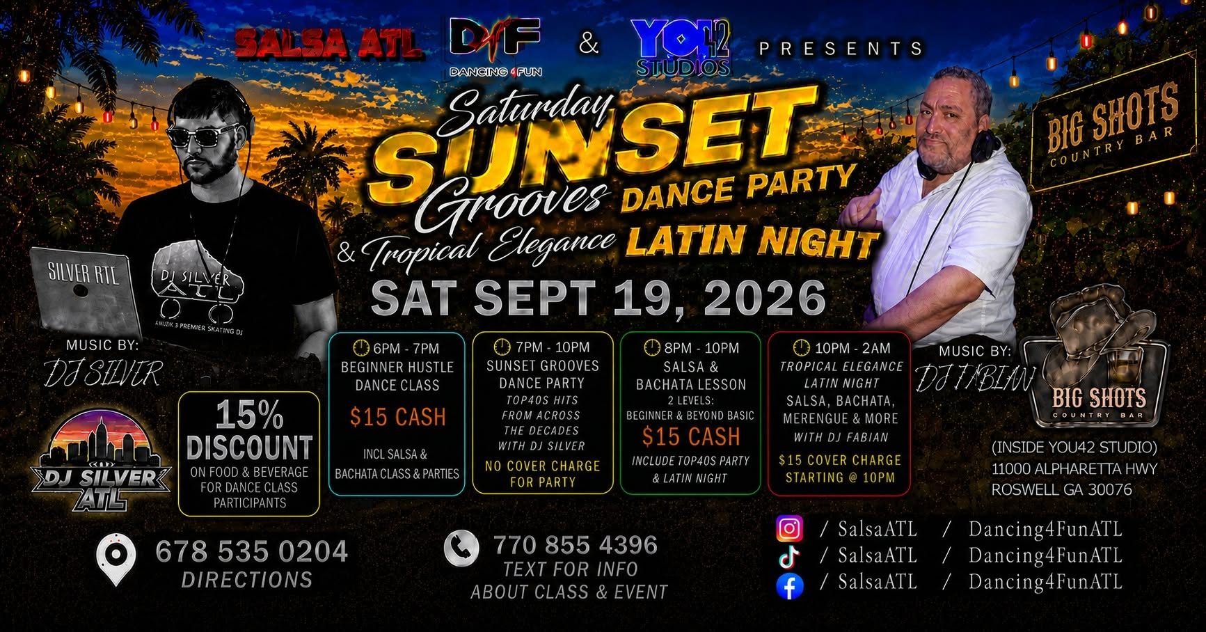 Sunset Grooves Dance Party Atlanta