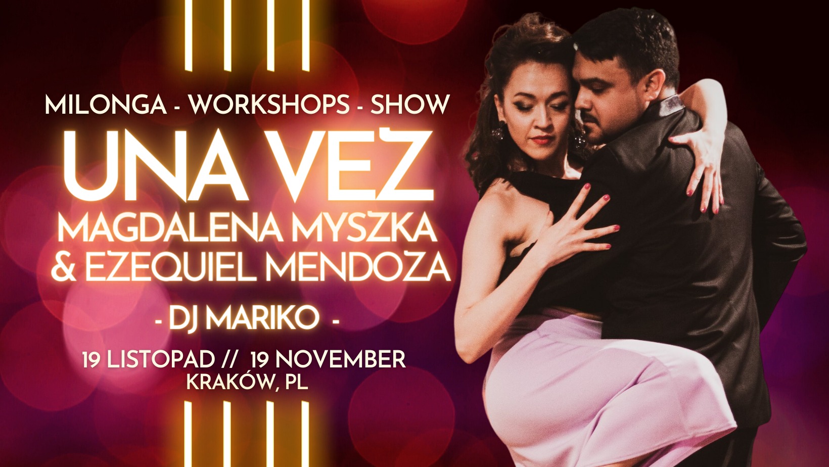 Una Vez listopad - milonga- show- warsztaty