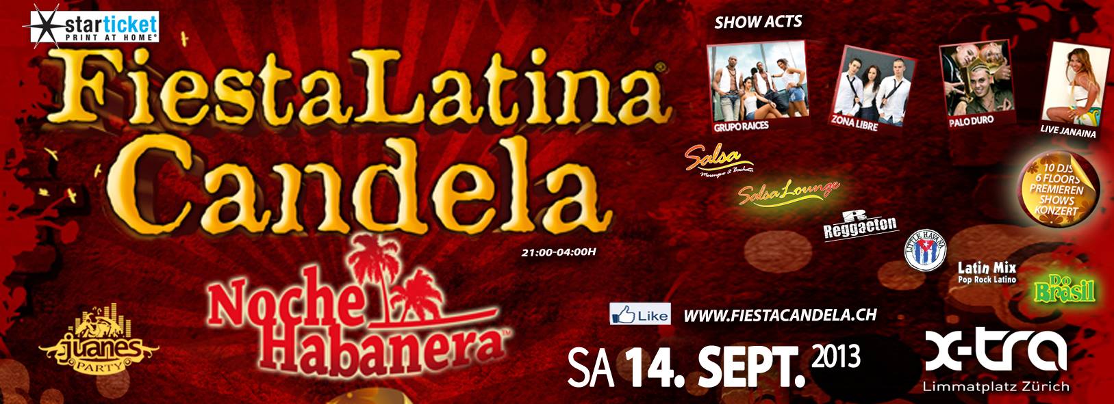 Fiesta Latina Candela - Noche Habanera